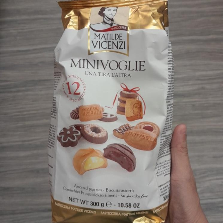 

Matilde Vicenzi Minivoglie Assorted Pastries Biscuit Import 300gr
