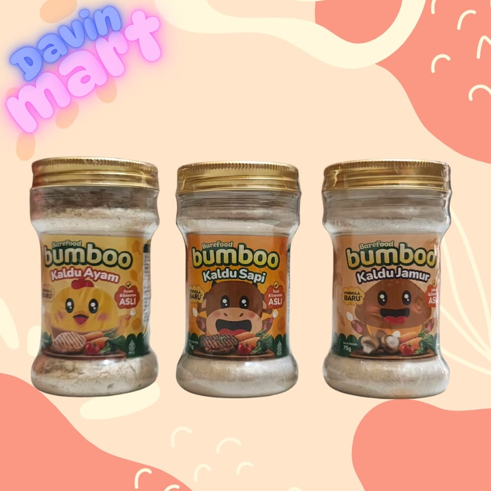 

Bumboo Kaldu Ayam, Sapi, Jamur Tanpa MSG dan Pengawet 75gr