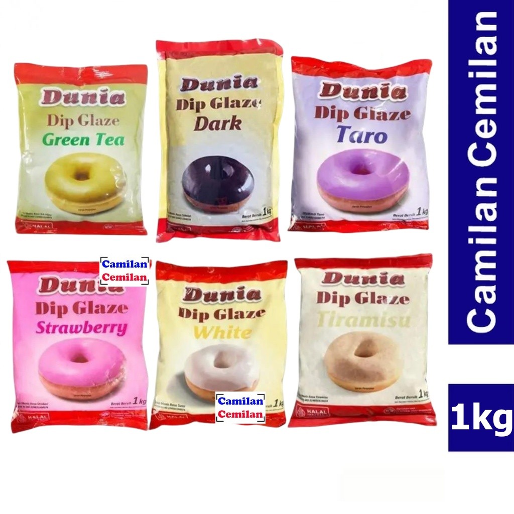 

Dunia Dip Glaze Eco Refill Topping Donat 1 kg