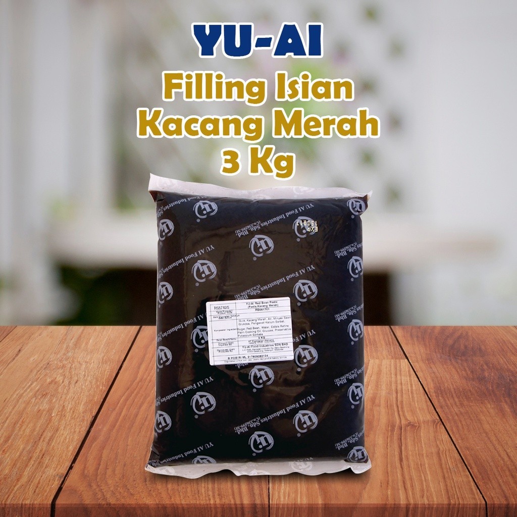 

YU-AI Filling Isian Kacang Merah / Read Bean Paste Soft 3 Kg