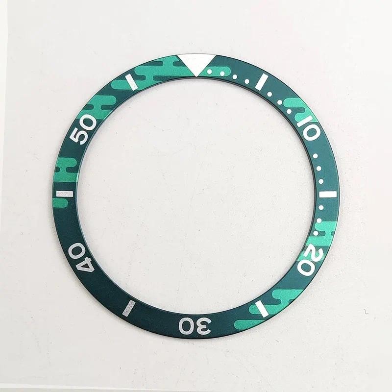 38mmx31.5mm Flat SKX007 Watch bezel insert Fit for SKX007 SKX009 SKX171 SRPD Watch Case Spare Parts 