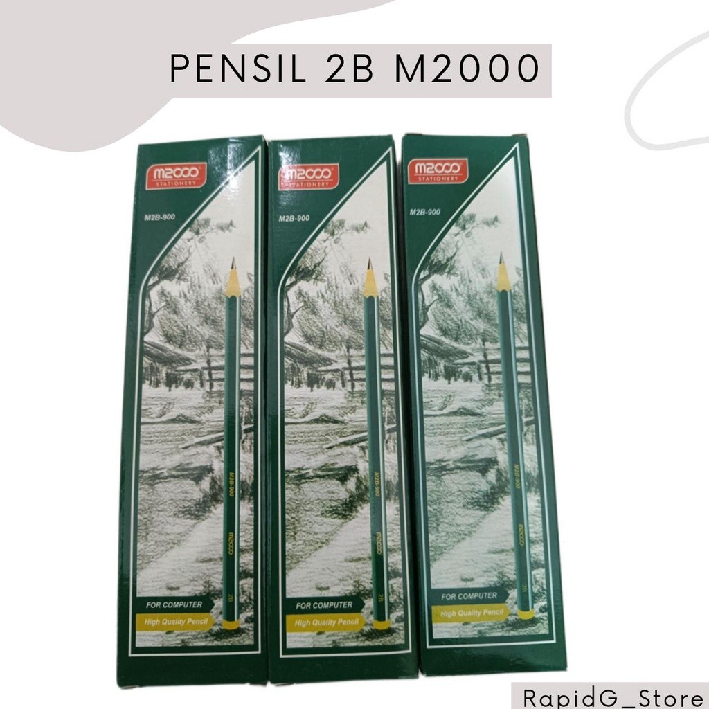 

Pensil Tulis Kayu 2B Lusinan Isi 12 Pcs 1 Pack Bentuk Hexagonal For Computer