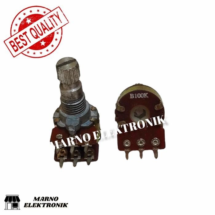 POTENTIO B100K 6KAKI 3-3KAKI POTENSIO STEREO B100K 3KAKI