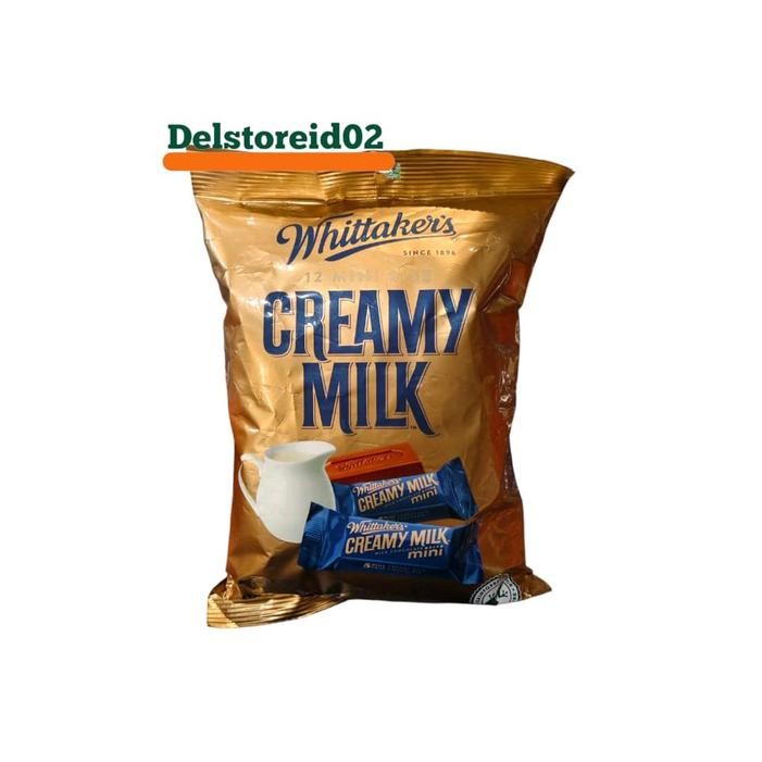 

Whittaker's 12 mini size creamy milk 180gr