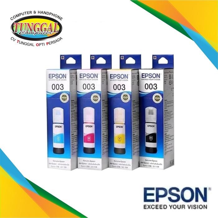 Tinta Epson 003 CMYK [ORIGINAL] - Hitam