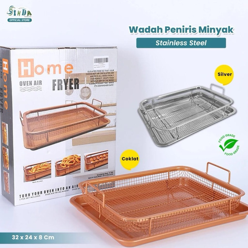 

SINDA KERANJANG GORENG 32.5X24.5X8 M1059 Peniris minyak warna random