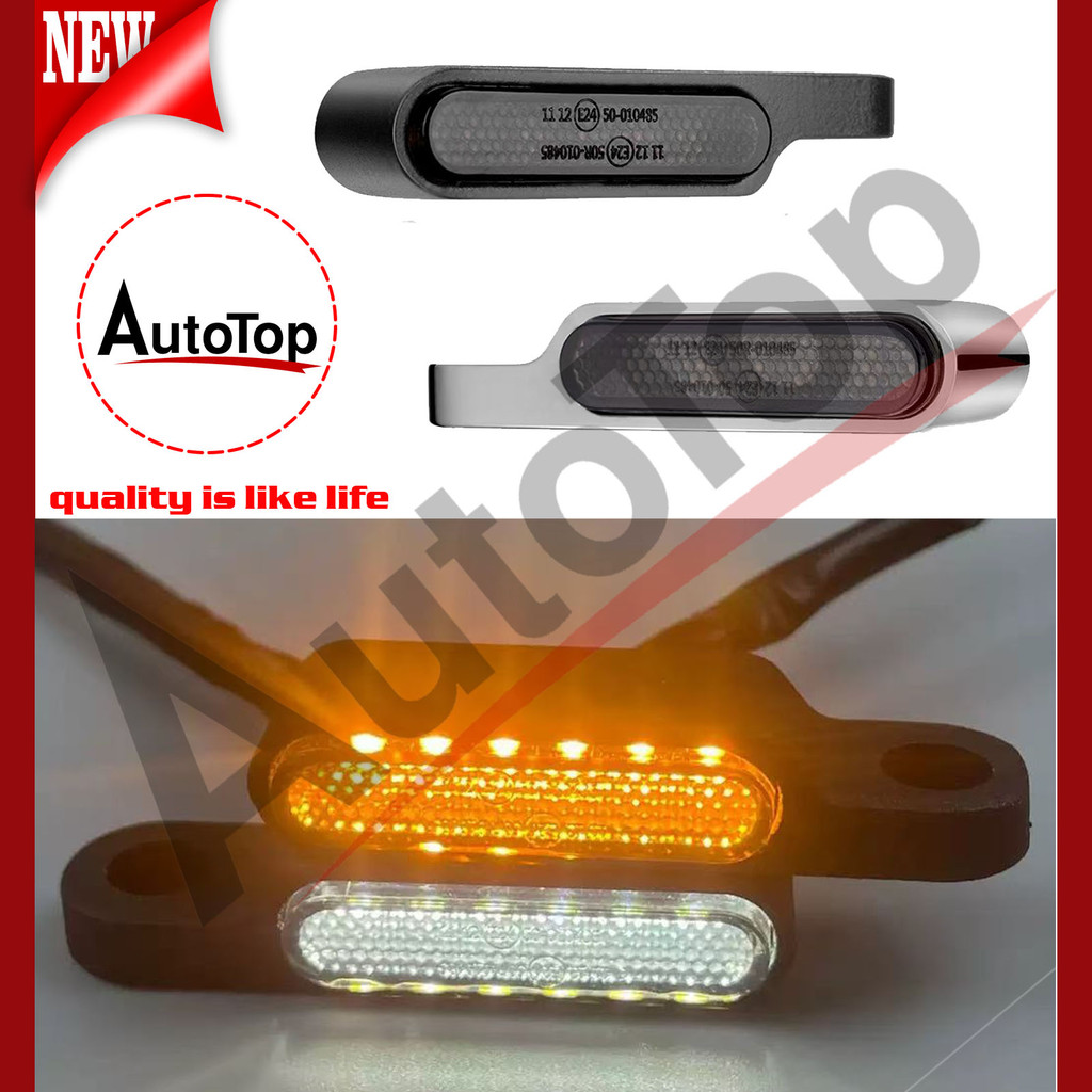 AUTOTOP Lampu Sen Sein Belok Spion Mini 6 Led Motor Harley Triumph Benelli Patagonian Eagle 250 Evo