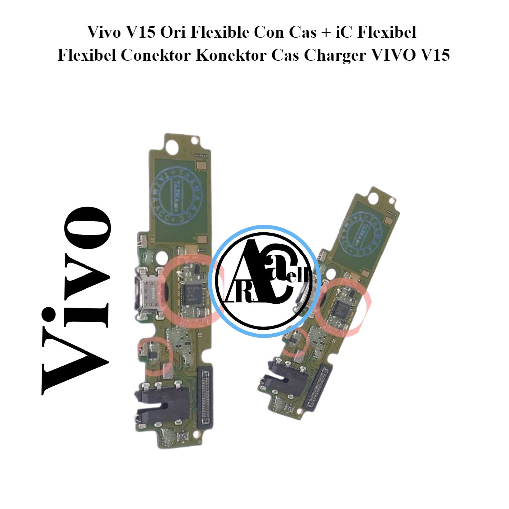 Vivo V15 Ori Flexible Con Cas + iC Flexibel Flexibel Conektor Konektor Cas Charger VIVO V15