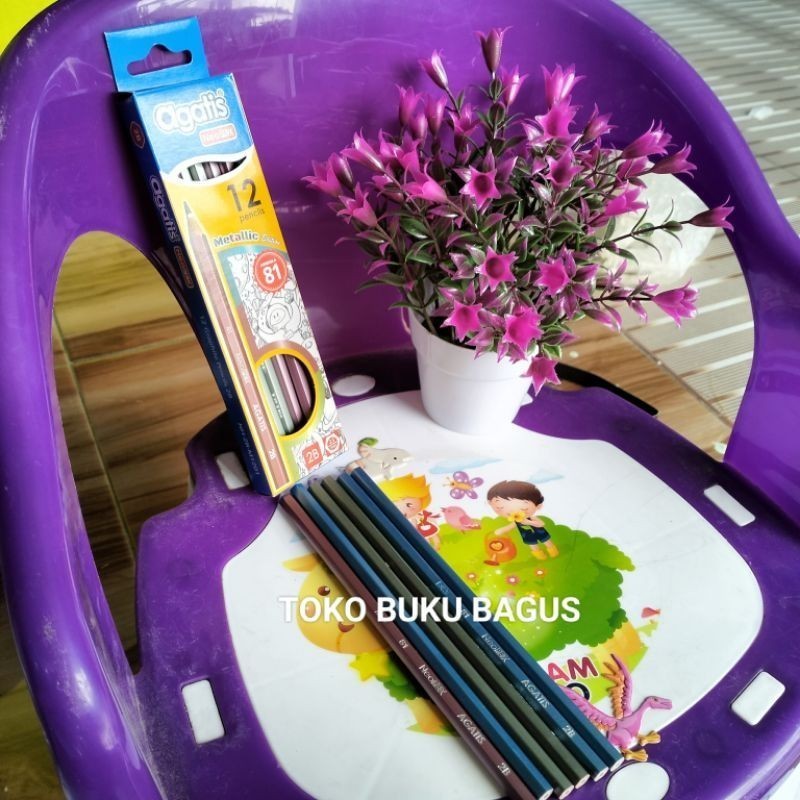 

Pensil Agatis 2B Metalik