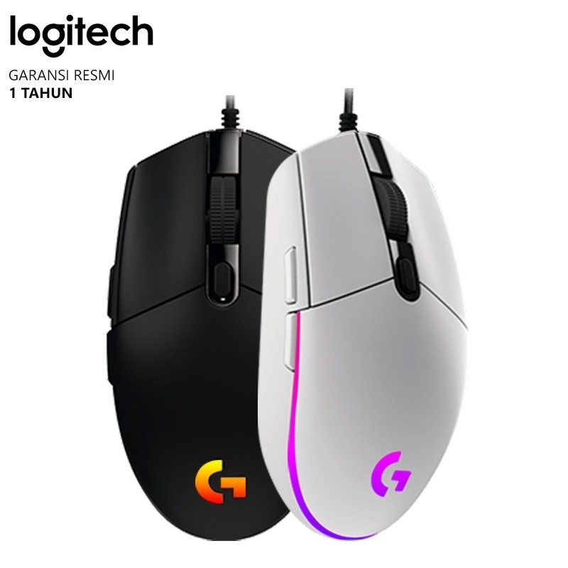 Logitech G102 Prodigy GAMING MOUSE - WHITE / BLACK GARANSI RESMI