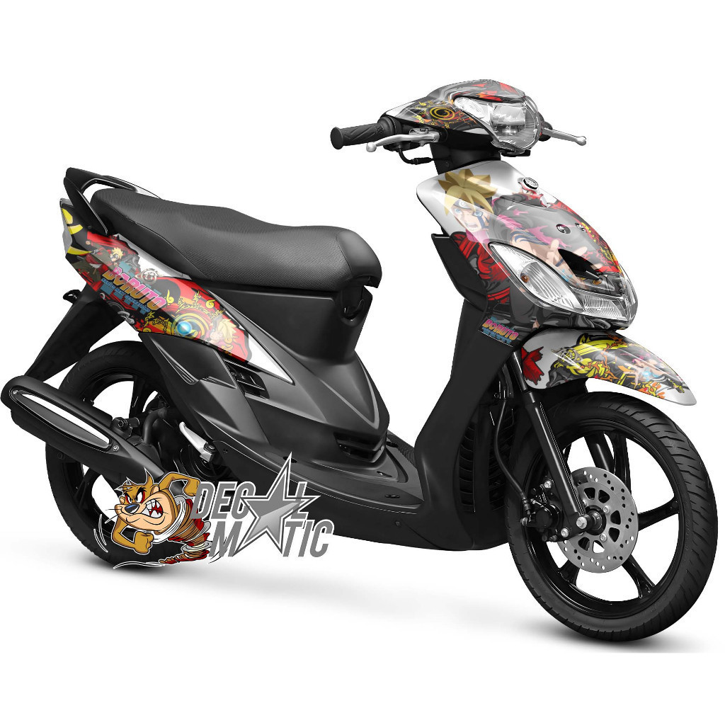 [Decal Anime] Decal Mio Smile Full Body Stiker Full Body Motor Mio Sporty Smile  Naruto Boruto