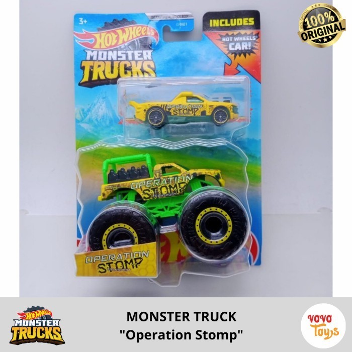 Ar2158 Hot Wheels Monster Truck Operation Stomp Hotwheels