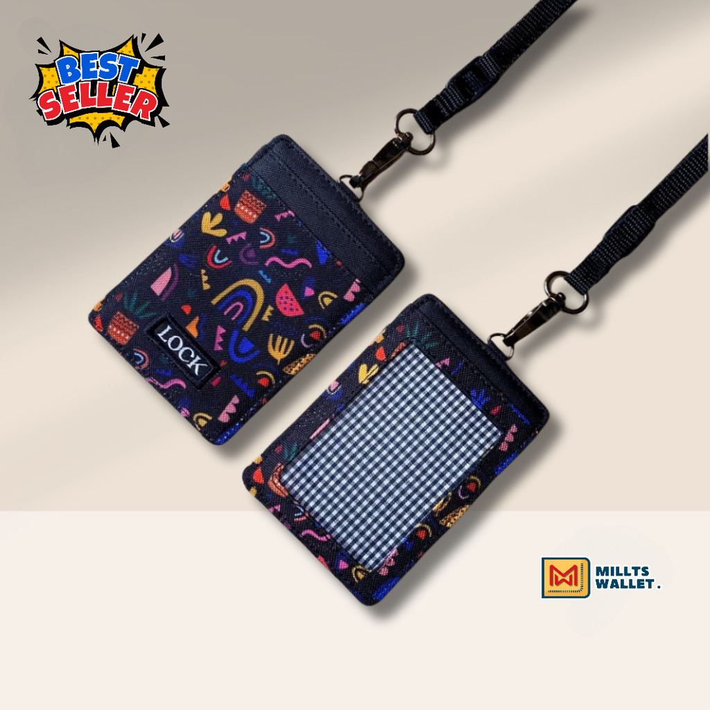 

Gantungan ID Card Kantor Kasual Anti Air Kalung Name Tag Holder Lanyard Pria Wanita MW43