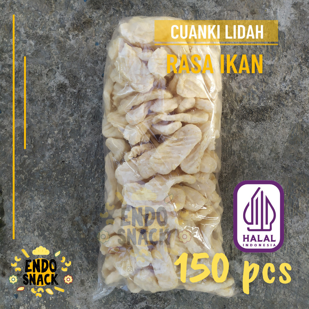 

TERMURAH- 150 Pcs CUANKI LIDAH 1 Bal Cuangki lidah Batagor Khas Garut Pelengkap Baso Aci, Seblak, Mie Instan