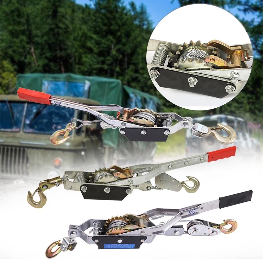 Hand Puller Rachet Tracker Hand Takel 4 TON - Katrol Sling - Hand Winch Offroad  - Hoist Takel - Tre