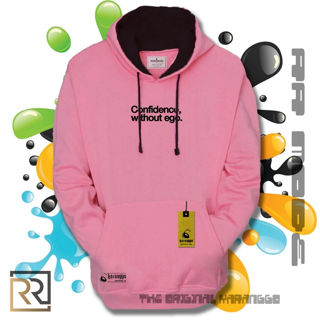 Hoodie Wanita Warna Pink Cotton Fleece Gramasi 280 Tebal