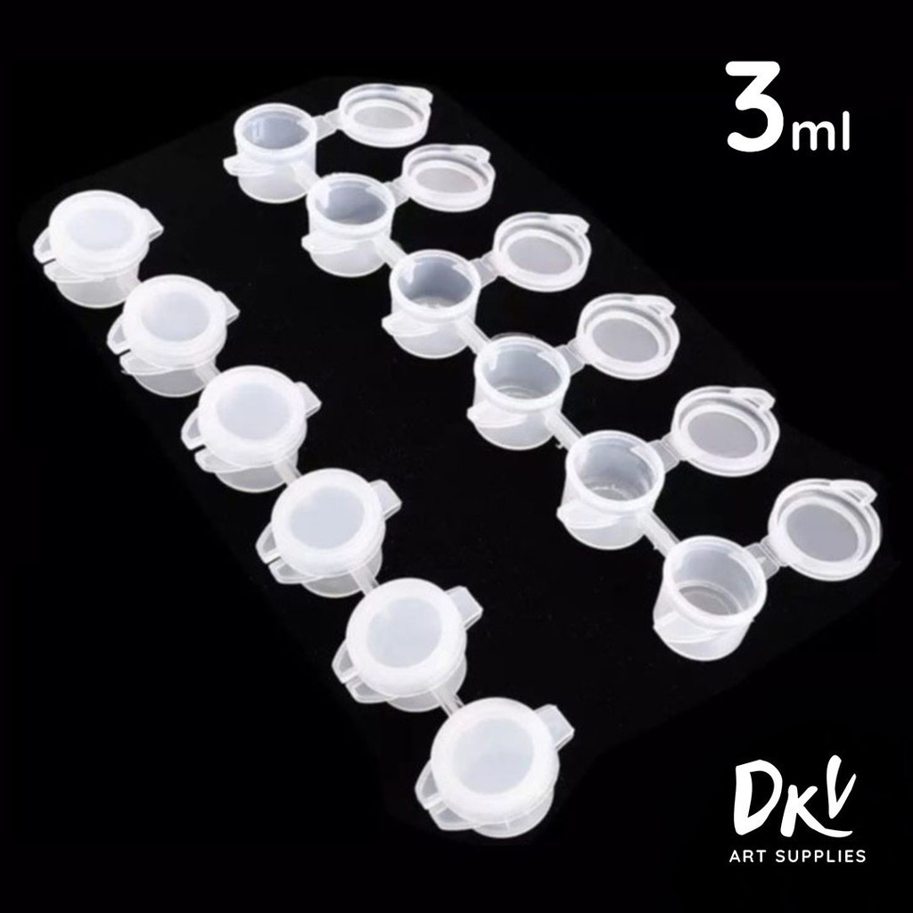 

Pot Cat Plastik Renteng 6x3ml 6 X 3ml 3 ml (1 strip 6 cup ) Paint by number Cup Plastik Wadah Tabung Tempat Cat Akrilik Acrylic Strip