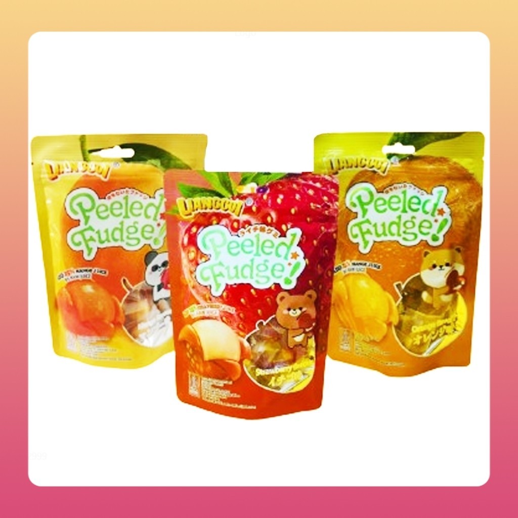 

[Produk terlaris]HALAL LIANGGUI PERMEN LUNAK VIRAL ANEKA RASA BUAH Peeled Fudge 4 rasa (mangga, jeruk, strawberry, lychee) Jellybean fruity Permen jagung Manis Permen jelly Camilan kantor Camilan santai Pesta makanan Makanan halal Yang manis