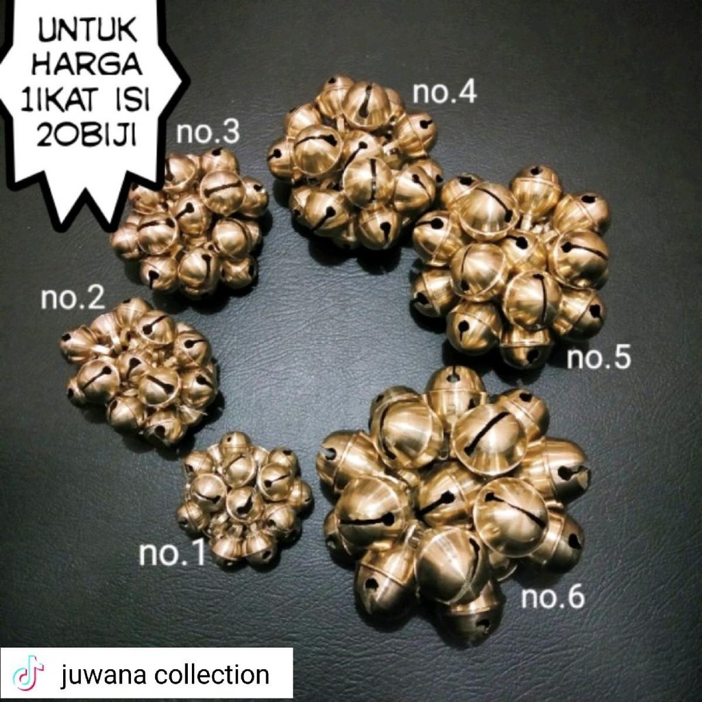 klintingan krincingan gedruk gungseng klinting mini kalung kucing