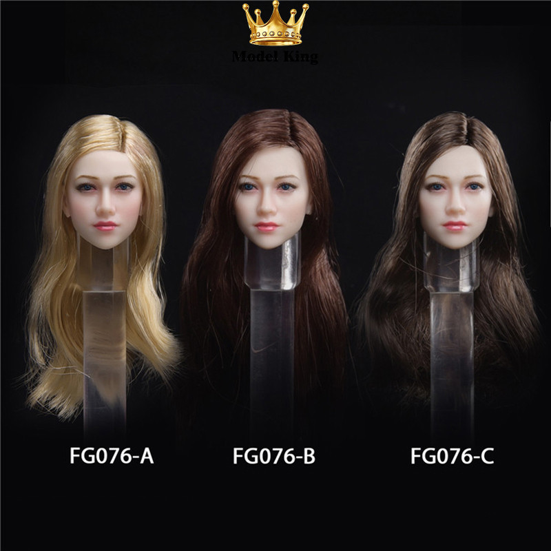 Fire Girl Toys FG076 1/12 Scale European Beauties Anna Head Sculpt Fit 6" Action Figure Female Pale 