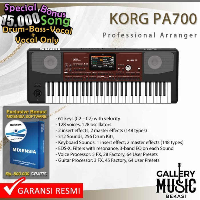 KORG Professional Arranger Pa700 / Pa-700 / Pa 700 Garansi RESMI