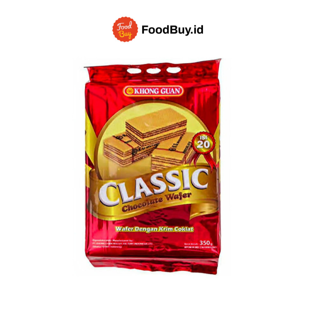 

Khong Guan Classic Chocolate Wafer 350gr