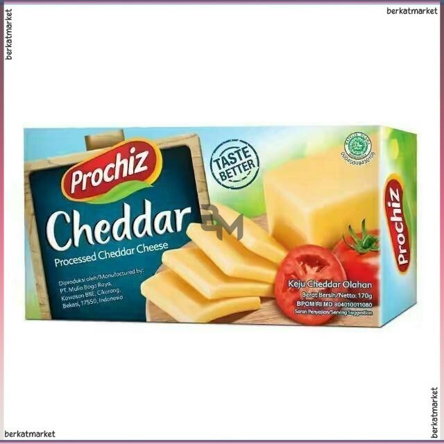 

Prochiz Keju Cheddar Royale Cheese 170gr