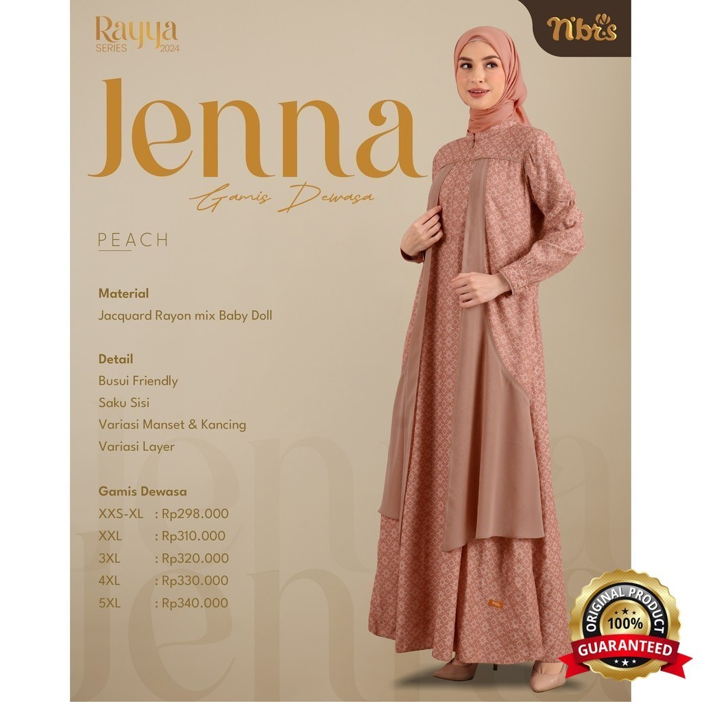 SabilaMall - Sarimbit Nibras Jenna Gamis Gamis Wanita Terbaru