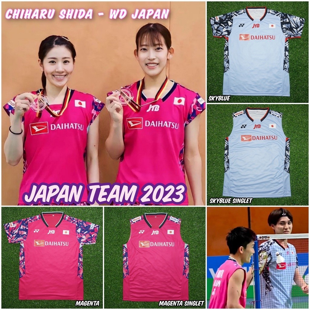 GB67JG Jersey Badminton Tim Japan 2023