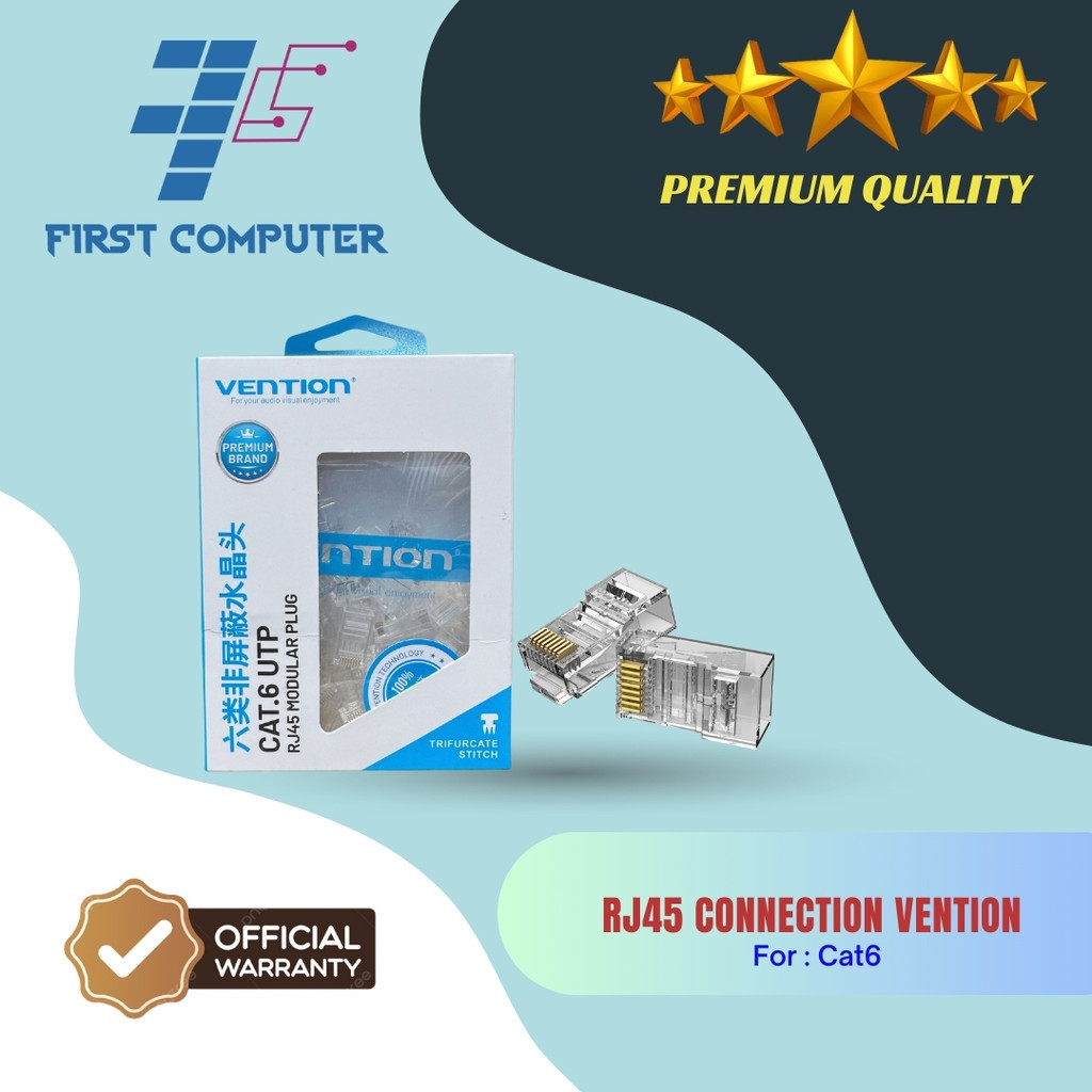 Connector RJ45 Vention Cat6
