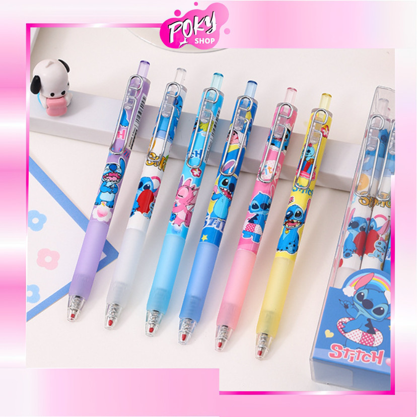 

POKY - S6368 Pena Gel Mekanik Lucu / Set Bolpoin Gel / Bolpoin Mekanik Motif Kartun / Pulpen Mekanik