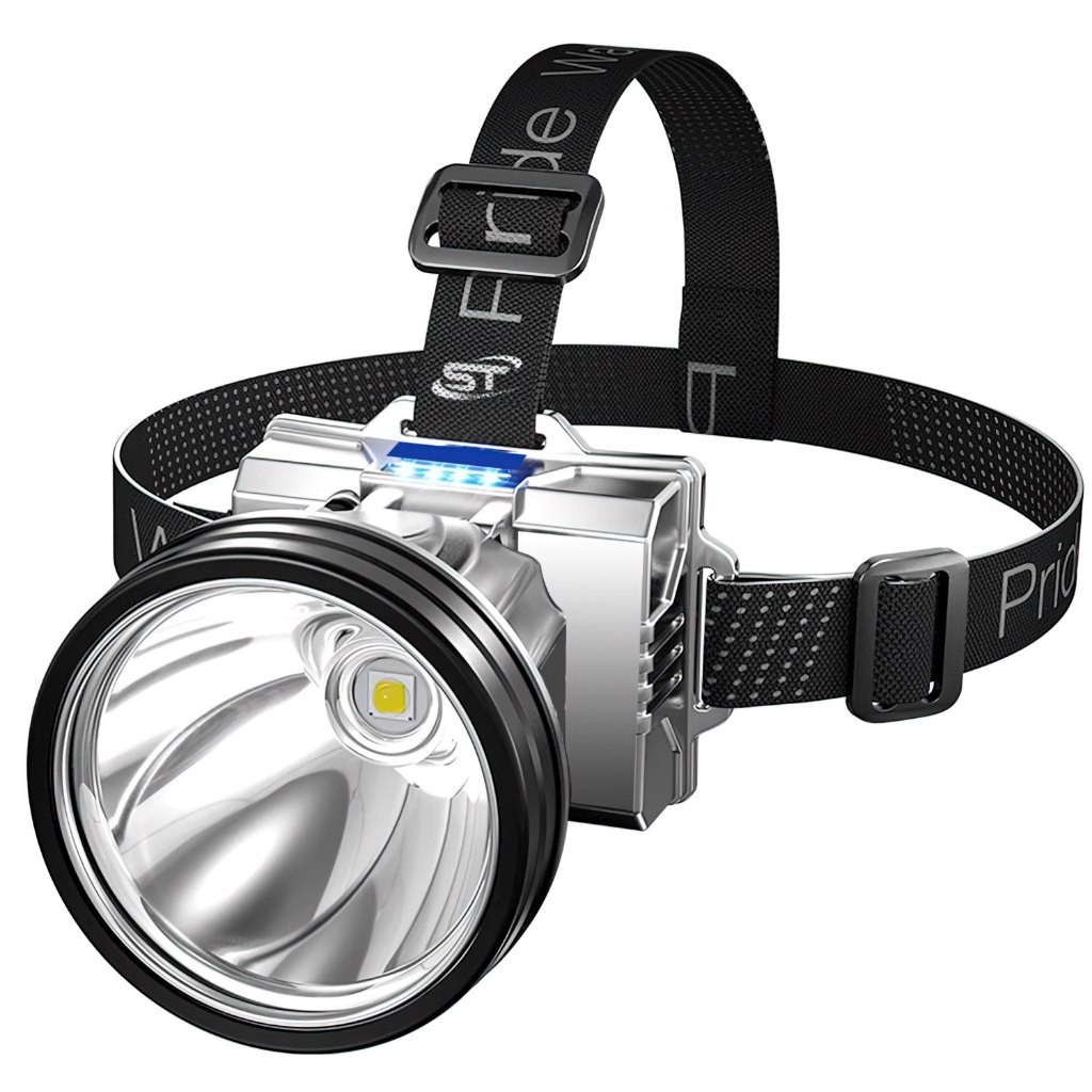 Headlamp Senter Cas Kepala 3 Mode Lampu Reachargeable Waterproof Multifungsi KT 8819