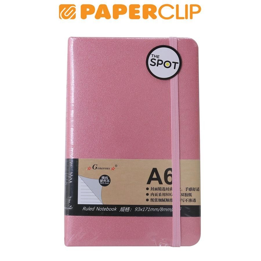 

NOTEBOOK A6 THE SPOT WITH STRAP 970 MOTIF MIX