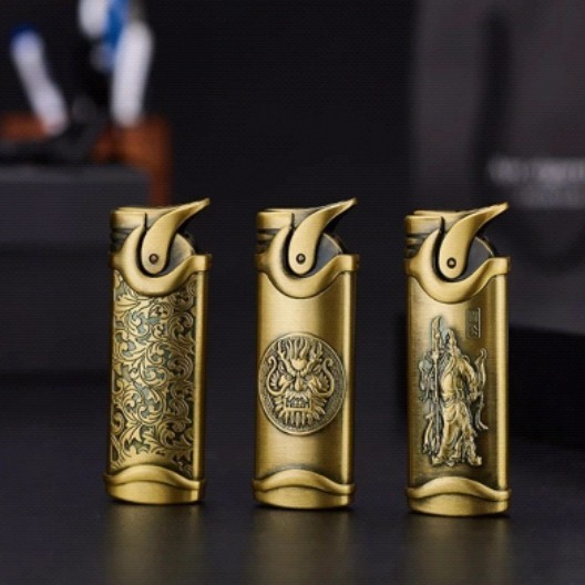 hystore Korek Api Bara Motif Batik&Kepala Naga Korek Api Bara Gas Isi Ulang