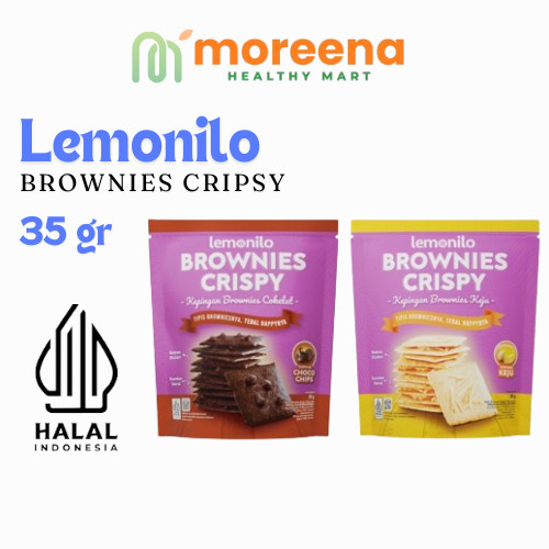 

LEMONILO - BROWNIES CRISPY 40GR - RENDAH GLUTEN NON MSG