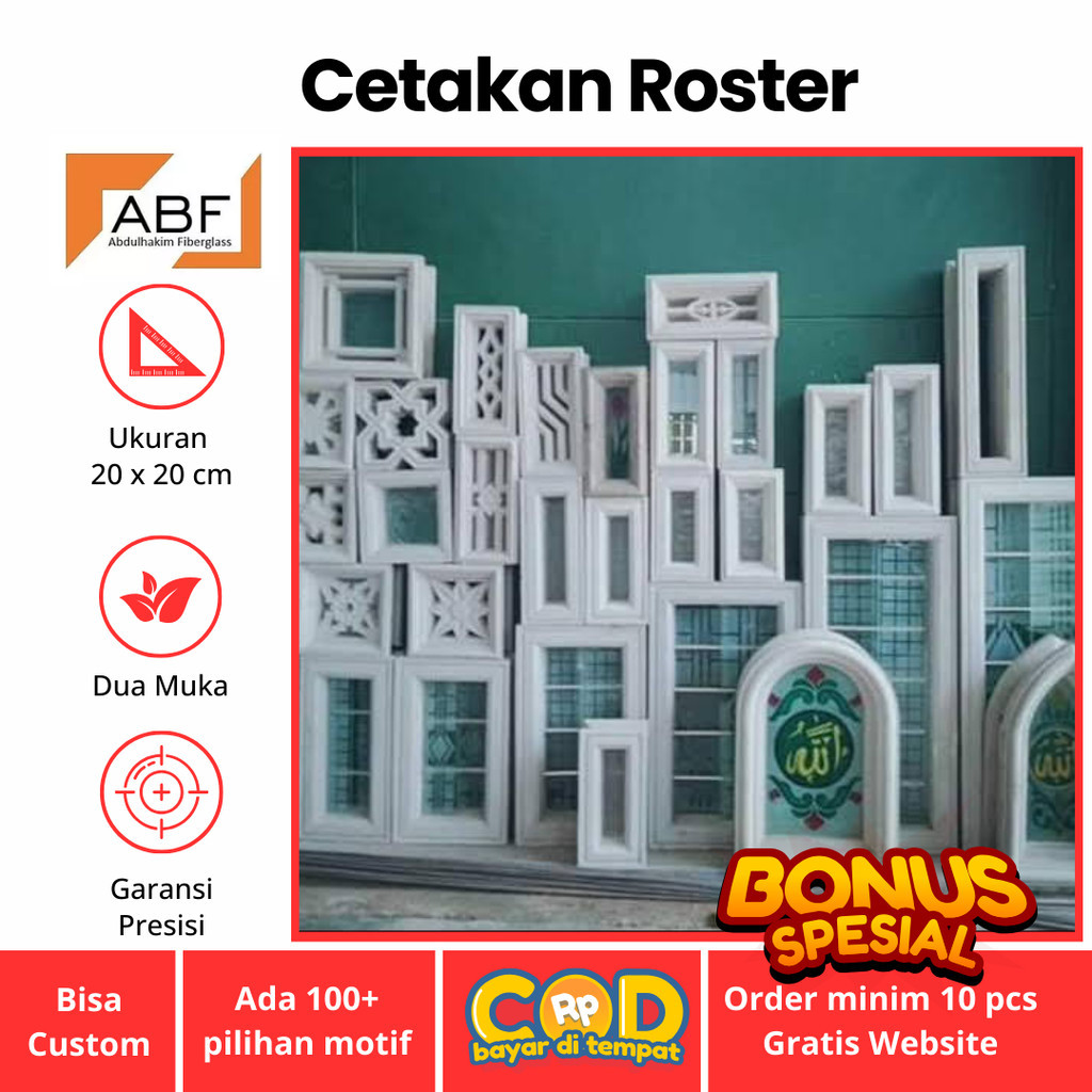 termurah cetakan loster fiber minimalis 15 30 FREE Pengaduk semen
