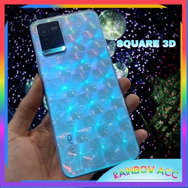 BACKSKIN Garskin SQUARE 3D Skin carbon INFINIX Smart 4 5 6 6+ 7 Hot 7 8 9 play 10 10S 10T 11 11S NFC