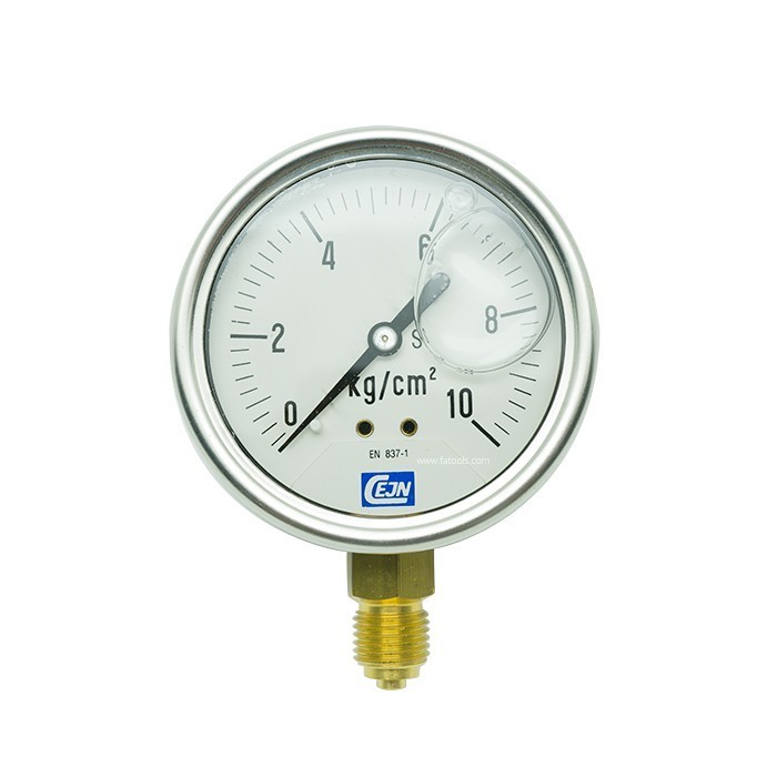 GB99 CEJN Pressure Gauge 0-10kg/cm2 1/4BSP Bottom Connection 19 356 0508