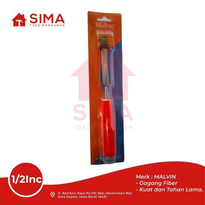 

Pahat Kayu Gagang Fiber MALVIN - 1/2 inc
