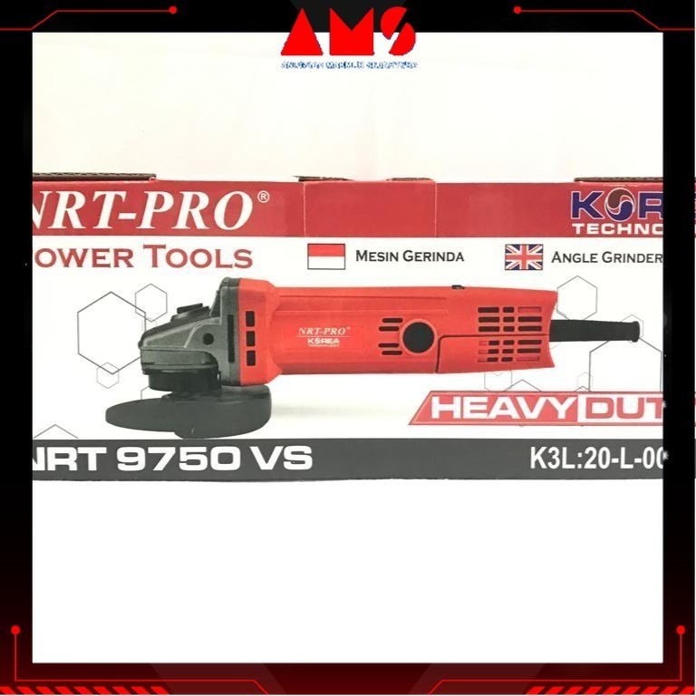 Mesin Gerinda 4" Nrt 9750 VS(Variable Speed) Merk Nrt Pro