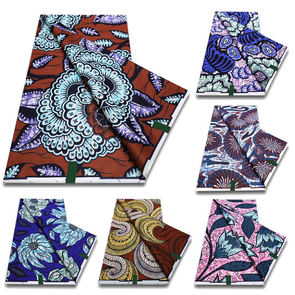

Wholesale Prices African Real Wax Prints Fabric Ankara Wax 100% Cotton Wax Guaranteed Veritable Original Sewing Material
