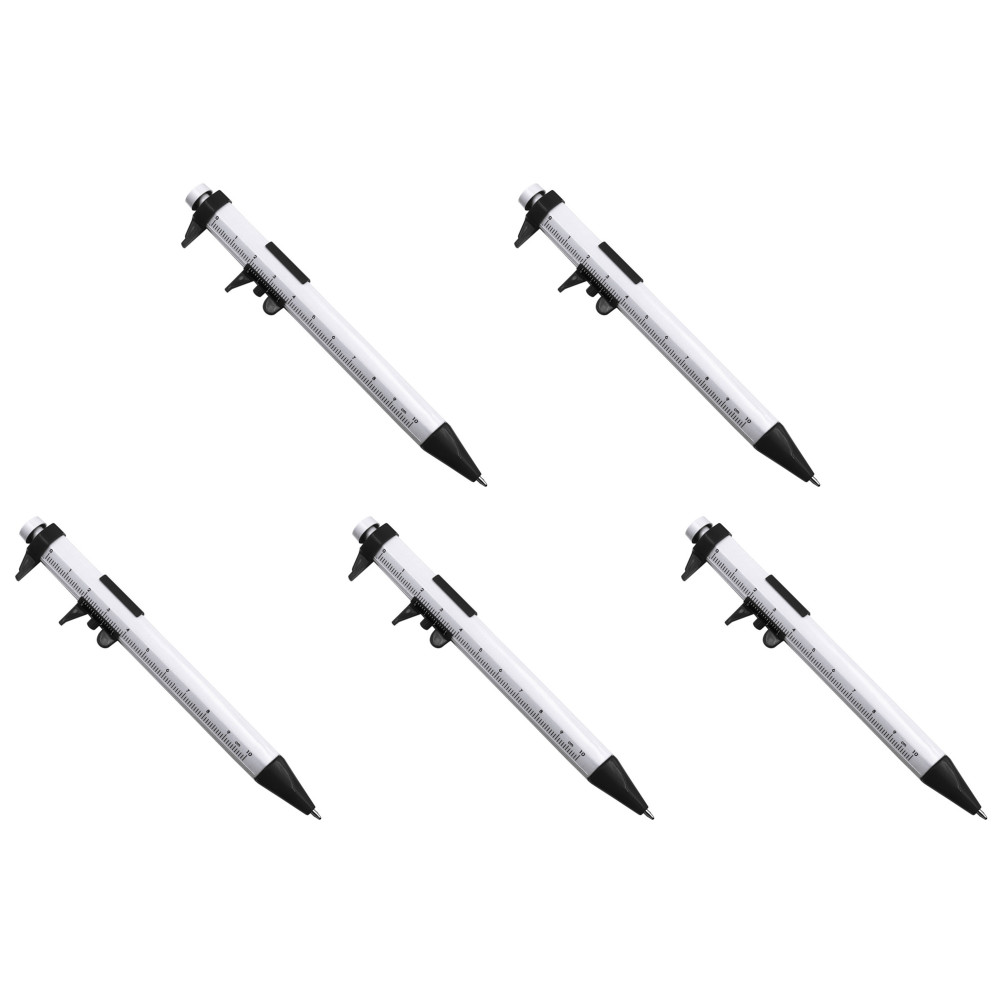 

1-5PCS Multifunction Caliper Pen Ball-Point Ballpoint Pen Gel Ink Pen 0-100mm Vernier Caliper Roller Ball Pen Stationery Gifts