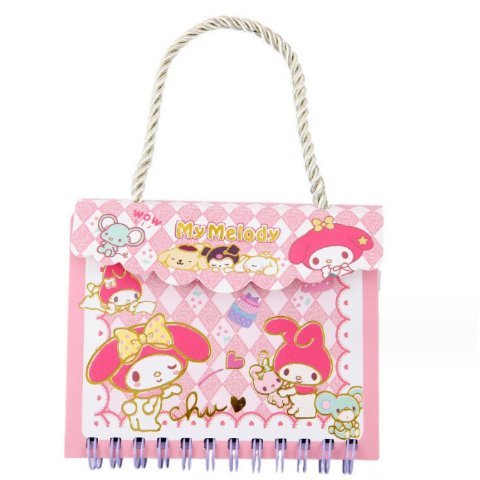 

J2 - Notebook sanrio tas buku catatan bentuk tali agenda motif lucu