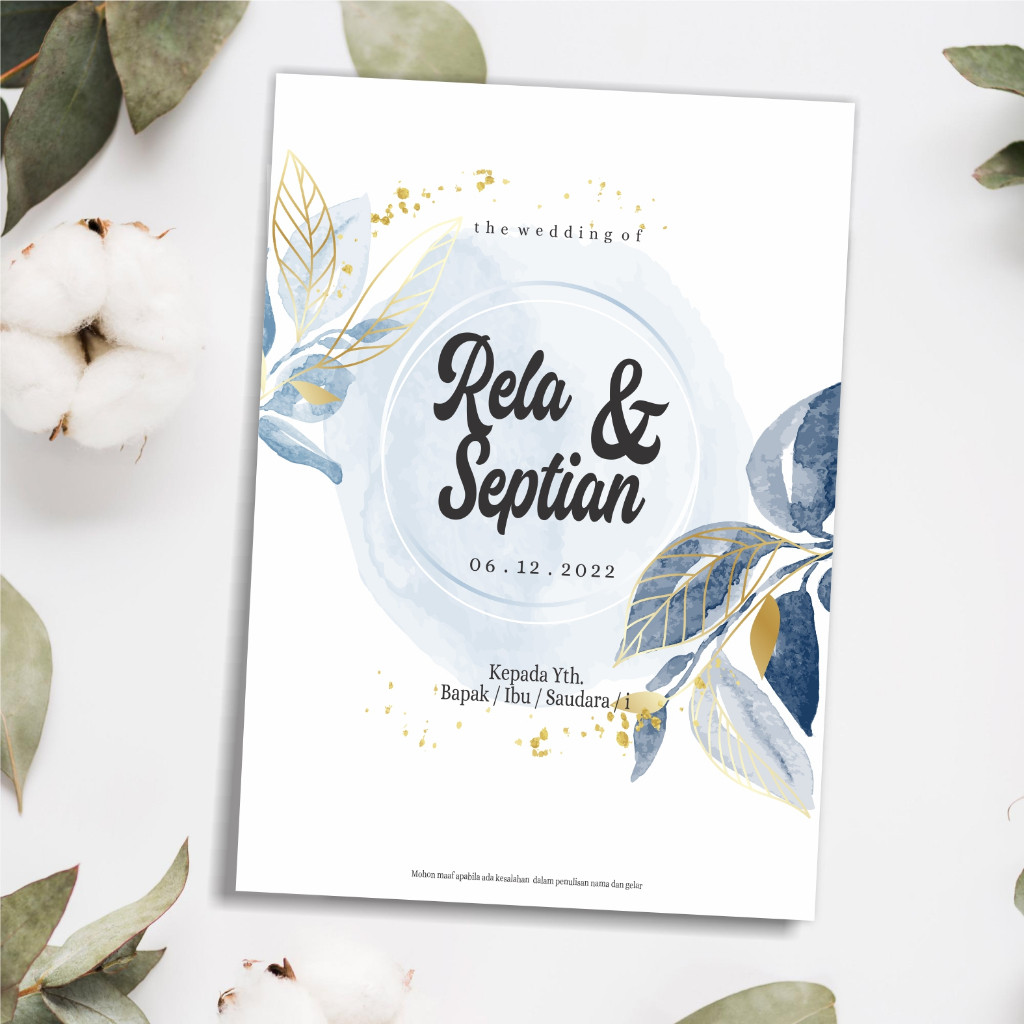 EXPRESS UNDANGAN PERNIKAHAN ELEGAN, CANTIK RUSTIK