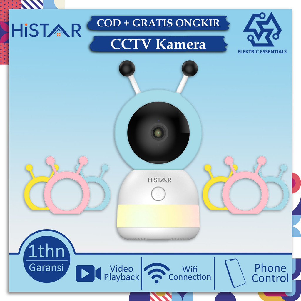 Elektric Essentials - HiSTAR Cover CCTV HS-BC300 Kamera Monitor Pengawas Bayi Main 6T / Cover CCTV