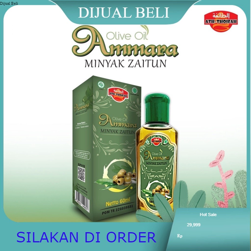 

Minyak Zaitun Thursina extra virgin 60ml atthoifah