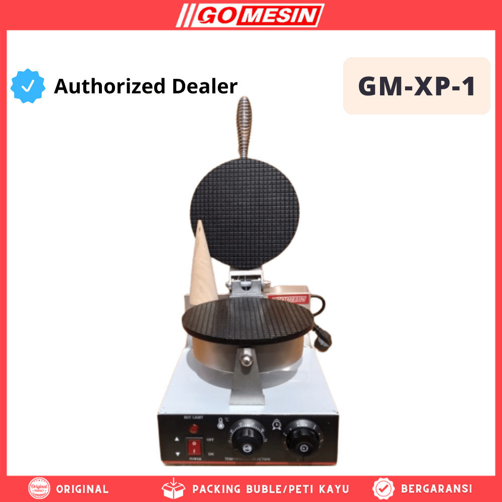 ICE CREAM CONE BAKER GOMESIN GM XP1 MESIN CETAKAN CONE ICE CREAM ES KRIM GARANSI RESMI
