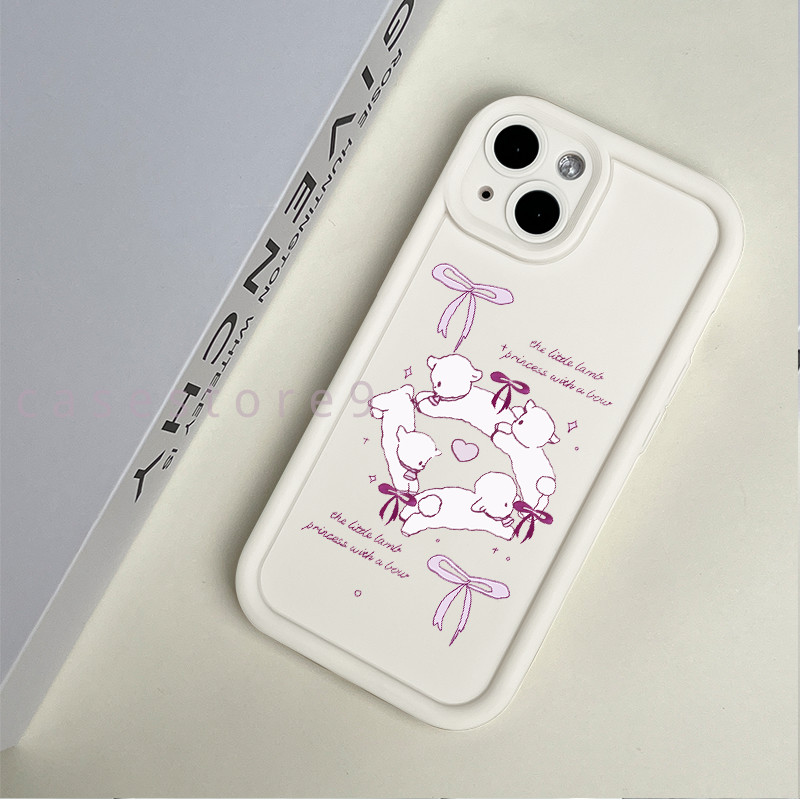 Case HP Oppo A16 A5 A7 A74 Aesthetic Soft Casing A92 A9 2020 A93 Reno3 Reno5 Reno10 5G Silikon Softc
