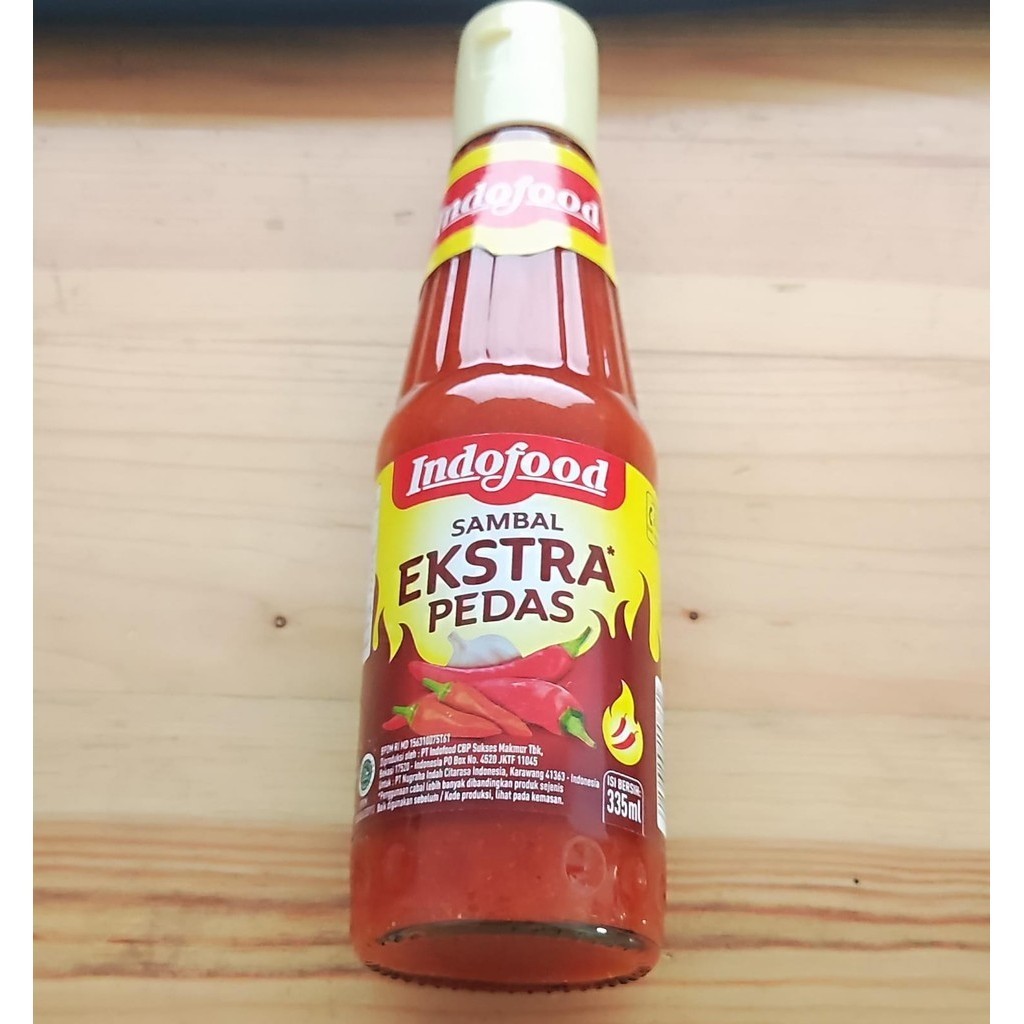 

Indofood Saus Sambal Ekstra Pedas 335 ml - BOTOL