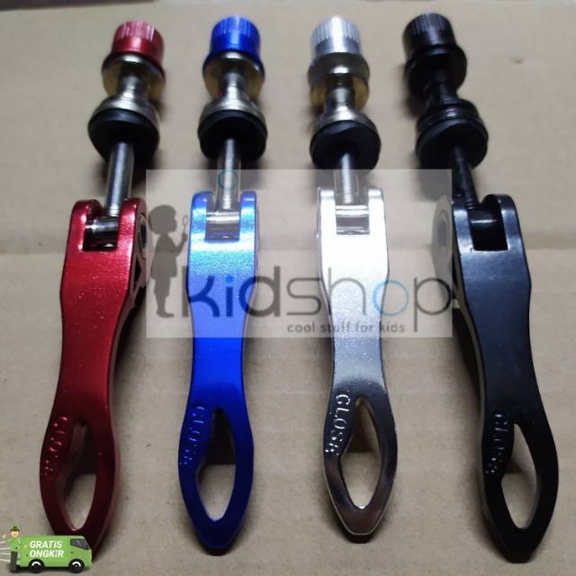 [KID] Quick Release Seatpost Sepeda Alloy Aluminium New QR